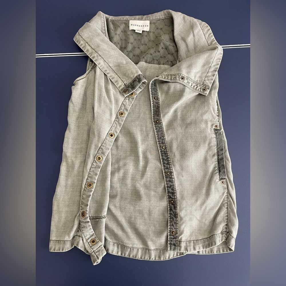 Worn a few times,  Marrakech vest with buttons. Women’s size Small